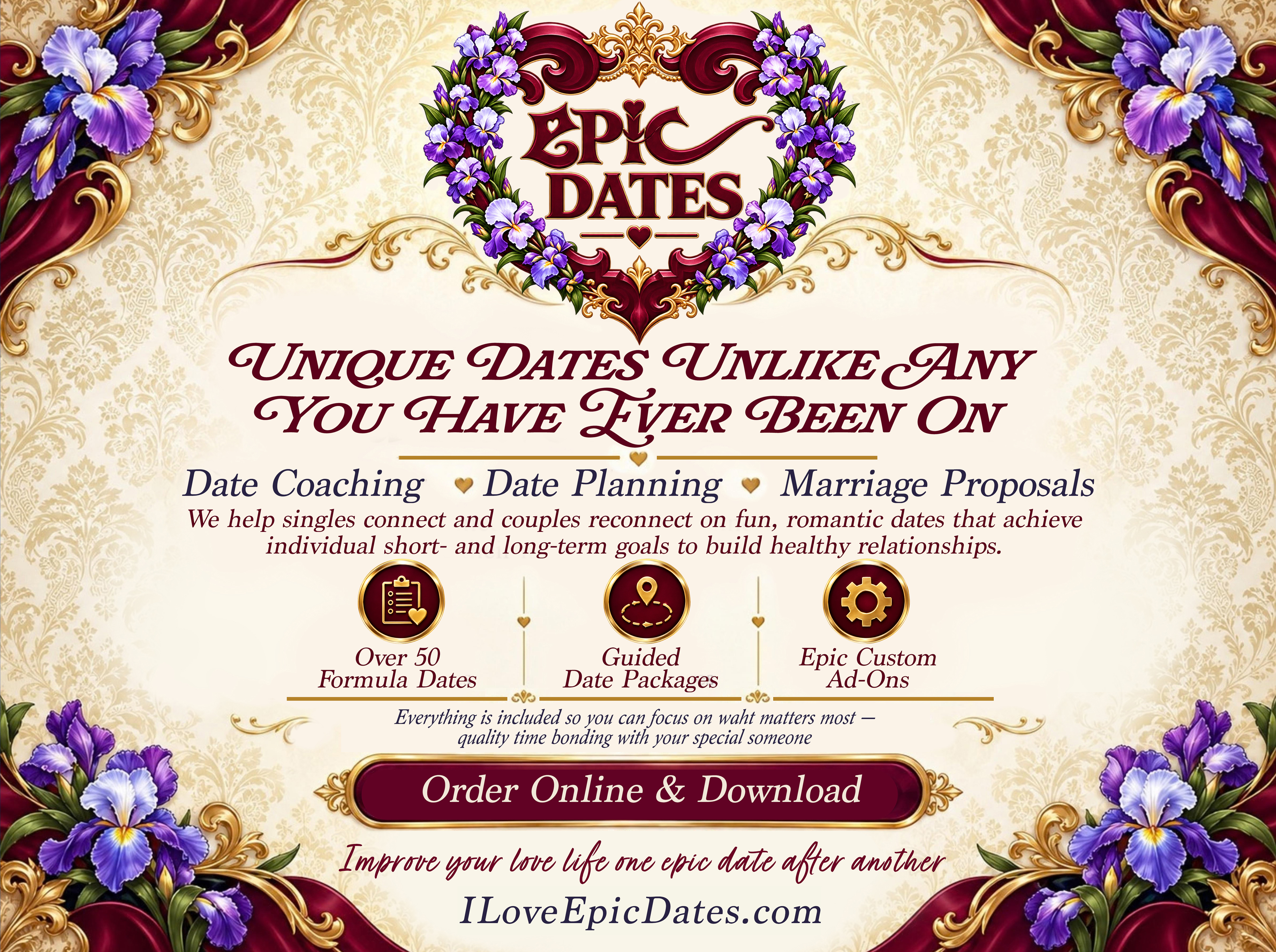 I Love Epic Dates ad iloveepicdates.com ad